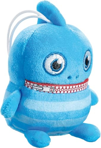 Schmidt Spiele 42674 Sorgenfresser, Sharko, 8,5 cm, Plüschfugur, Blau | Schlüsselanhänger