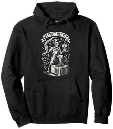 Lustiges HVAC-Techniker-Design für Männer, Kühlung, Heizung, Witz Pullover Hoodie