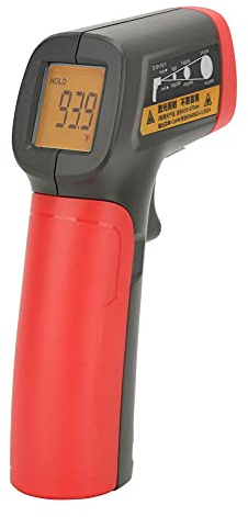 UT300A+ Digitales Infrarot-Thermometer – berührungsloses Temperaturmessgerät mit 10 zu 1 Abstand-zu-Punkt-Verhältnis – 0,5 Sekunden Reaktion – Messbereich von -20 bis 400 Grad
