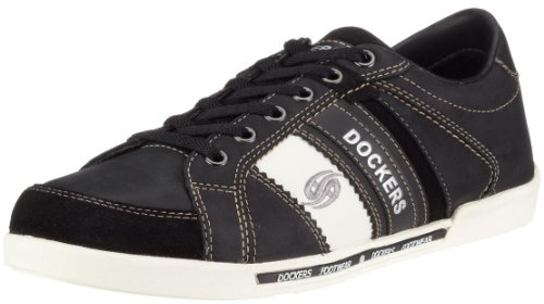 Dockers by Gerli 266363, Herren Sneaker, schwarz, (schwarz/weiß 048), EU 40