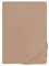 biberna Jersey-Elastic-Spannbetttuch 0077866 (Matratzenhöhe max. 25 cm) 1x 120x200 cm - 130x220 cm, Macchiato