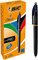 BIC 4 Farben Kugelschreiber Set 4 Colours Pro, mit schwarzem Schaft, 12er Pack, nachfüllbar, Ideal für das Büro, das Home Office oder die Schule