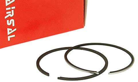 Kolbenringsatz Airsal Alu-Sport 70cc für AC Aprilia, Amico (1991-1992), (ab 1993), GL, Sport, SR 50 (bis 1994), MBK, Booster, Slider, Yamaha, Bws, Stunt, Target, Zuma | Alu-Sport, für stehenden Zylinder, OEM 11131246 kompatibel mit MBK Booster 50 NG bis Bj. 1999