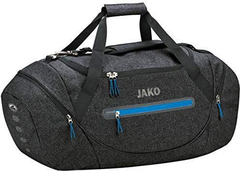 JAKO Champ Sporttasche, schwarz meliert, 65 x 31 x 32 cm