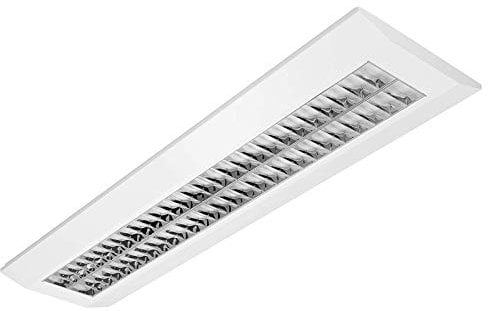 ELG Leuchten LED Rasteranbauleuchte 46 Watt COB 5000lm 4000K 130cm Büroleuchte Bürolampe Aufbauleuchte mit BAP Raster Arbeitsplatzleuchte Deckenleuchte Schreibtischlampe Bürobeleuchtung(46)