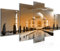 Runa Art - Bilder Taj Mahal Indien 200 x 100 cm 5 Teilig XXL Wanddekoration Design Gelb 600551b