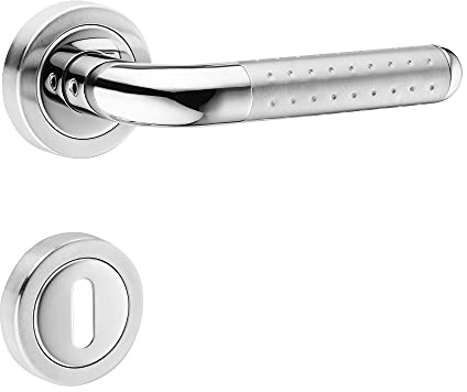 Hochwertige Bicolor Rosettengarnitur Angel 2 (BB Buntbart)