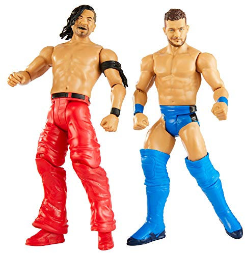 Mattel GBN58 WWE Basis Actionfiguren (15 cm) 2er-Pack Finn Balor vs Shinsuke Nakamura, Spielzeug ab 6 Jahren