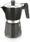 BRA Perfecta Black Cafetera Italiana Inducción, Aluminio, Capacidad 9 tazas, color negro