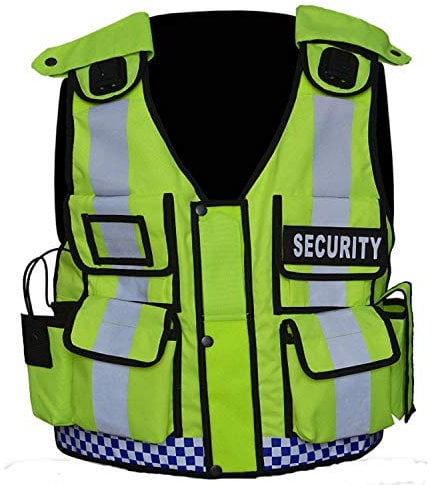 RAC3 Hi Viz Tactical Vest Enforcement, Security, Dog Handler CCTV, Tac-Westen, Gelb