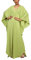 YOUKD Robe Longue Caftan Longue Couleur Unie pour Femmes, Plus la Taille Homewear Bikini Beach Peignoirs