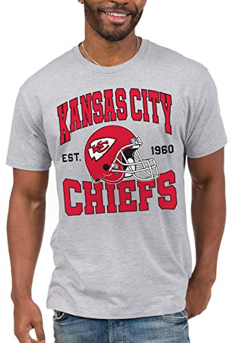 Junk Food Unisex NFL Team Helm T-Shirt Erwachsene T-Shirt