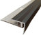 ufitec Profilsystem für Parkett- und Laminatböden - für Belagshöhen von 7-16 mm - viele Farben lieferbar (Treppenkantenprofil, Bronze Dunkel, 90 cm länge)
