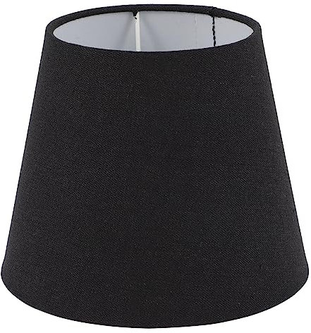 PACKOVE Lampenschirm Aus Stoff Barrel Lampenschirm Kronleuchterschirme Aus Stoff Kleiner Lampenschirm Stehlampe Lampenschirm Stoff Tischlampenschirm Konisch Schmiedeeisen Boden E14