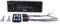 Récepteur D'autoradio, Voiture Bluetooth Lecteur Simple Din Récepteur Radio FM Lecteur MP3 12V/24V avec Rétroéclairage Réglable