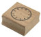 Artoz Stempel – Holzstempel – „Uhr“ – 40 x 40 mm – Motivstempel zum Kartenbasteln für Einladungen zu Geburtstag, Hochzeit, Party