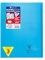 Clairefontaine 984602AMZC Un lot de 3 Cahiers Agrafés Koverbook 24x32 cm - 48 Pages Petits Carreaux avec Marge 90 g - Couverture Polypro - 3 couleurs assorties (Bleu, Rouge et Vert)