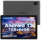 DOOGEE U9 Tablette 10.1 Pouces Android 14, Tablette Tactile 7Go RAM + 64Go ROM 5060 mAh WiFi 6 1280×800, Widevine L1/Bluetooth 5.0/OTG/Type C/G-Sensor, Gris