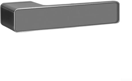 Bedroom Door Lock Integrated Lock,Magnetic Suction Design Door Lock,Door Handle Door Lock With A Built-in Key(Grey)