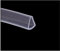 Gummidichtung U-Profil Dichtung Dichtungsstreifen verwendbar am Tischrand, transparent, 5 Meter lang, (13mm-12mm) Geeignet für Dicken von 8–9 mm