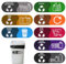 8PCS Recycling Bin Stickers, Self Adhesive Bin Labels, Waterproof Vinyl Recycling Signs, Mixed Rubbish Stickers for Indoor Outdoor Kitchen 15cm x 5cm