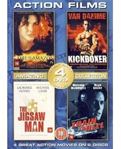 Fire On The Amazon / Kickboxer 1 / The Jigsaw Man / Train To Hell