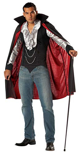 California Costumes Sehr Cooles Vampir-Kostüm für Herren, Schwarz, L