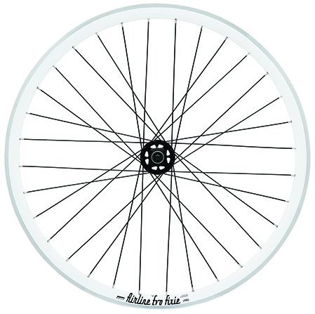Rodi Laufräder Fixie Hinterrad Felge und Nabe, Weiß, Schwarz, 11304027AR