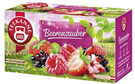 Teekanne Fr?chtegarten Beerenzauber Tee 20 Beutel, 6er Pack (6 x 60 g)