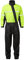 JDC Traje Impermeable Moto Lluvia Sobre Traje 1PC 1 Pieza - Shield - Amarillo/Negro - XL - Largo Regular