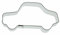 Torten Deko Shop Automatic Stainless Steel Cookie Cutter, Rechteck, 1x (4 x 8 cm), Edelstahl