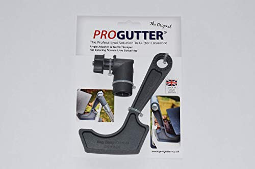PROGUTTER Angle Adapter and Square line Gutter clearing Scraper