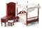 Melody Jane Puppenhaus Mahagoni Viktorianisch Schlafzimmer Möbel Set Mit Baldachin 4 Poster Bett