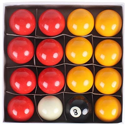 Trintion Pool Balls Set 2 Pool Balls Competition Match Balls Pool Ball Set (1 7/8 Inch Cue Ball)