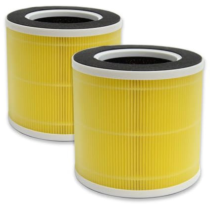 PUREBURG H13 HEPA-Filter kompatibel mit RENPHO RP-AP089 RP-AP089W/RP-AP089B Luftreiniger, Teilenummer RP-AP089-f1(RP-AP089-f2) & Unold 87215 87210 Alpha Luftreiniger,2er-Pack