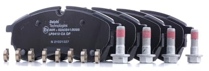 DELPHI Bremsbeläge Satz Bremsklötze Bremssteine Set mit Zubehör LP3410