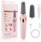 ACWOO Lima Electrica Pies Durezas, Quita Durezas para Pies Electrico Profesional con 2 Cabezales de Rodillos, USB Lima Pies Electrica Recargables, Removedor de Callos de Pedicura Profesional para Pies