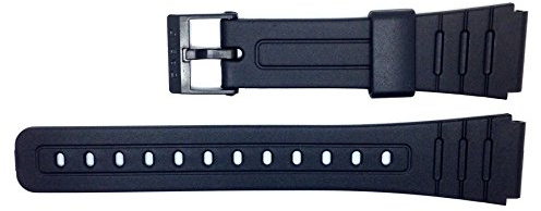 Casio Genuine Replacement Watch Strap/Band to fit F-91W, F-91WG, F-94WA, F-105W, F-106W | 71604002