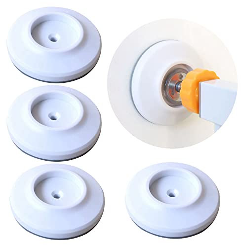 4 Pcs Baby Gate Extension Safety Baby Gate Wall Protector No Drill Wall Protector for Stairs Wall Saver for Baby, Pet, Stair, Door, Wall Surface Safety(Round)