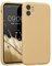 kwmobile Handyhülle kompatibel mit Apple iPhone 11 Hülle - gummierte Handy Case aus Silikon in Hellgelb