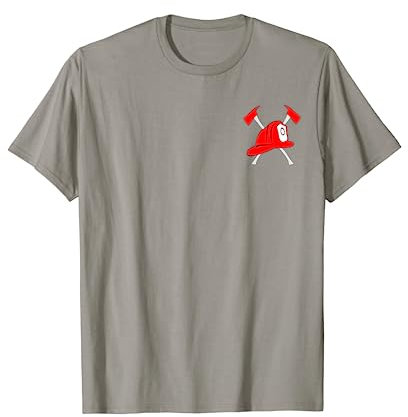 Feuerwehrmann Feuerwehrmann Fire Dept. Hut Axt Logo T-Shirt T-Shirt