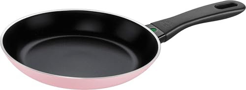BALLARINI Caprera Poêle, 20 cm, Aluminium, Compatible induction, Revêtement antiadhésif en céramique, Fabriqué en Italie, Rose