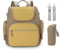 MOMIGO Baby-Wickelrucksack – große Kapazität Windeltasche mit Kinderwagengurten und Isoliertaschen, Braun