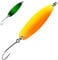 FTM Spoon Hammer 1,7g - Forellenspoon, Farbe:Orange - Gelb/Grün