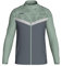 JAKO ICONIC Unisex Polyesterjacke Gr. XXL Anthra Light/Mintgrün/Soft Grey - Atmungsaktive Trainingsjacke Herren und Damen im modernen Design, 100% recyceltes Polyester