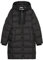 Marc O'Polo Damen Daunenmantel mit Kapuze wasserabweisend, Schwarz (Black), 34