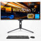 SIMPLETEK - PC All In One 34 Curvo FHD | Core i3 | Windows 10 Pro | 16GB RAM | 480GB SSD | Webcam Integrata 5MP | WiFi6 e BT 5.2