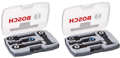 Bosch Professional 4 tlg. Tauchsägeblatt Starlock Max Best of Heavy Duty Set (für Holz & ungehärtetes Metall, Zubehör Multifunktionswerkzeug) (Packung mit 2)