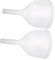 minkissy 2St Haarmaske Friseur Gesichtsschild haarspray gesichtsabdeckung durchsichtige haargummis Haargel Friseurmasken für Salons Haarspray-Gesichtsbedeckungen gezahnt pp