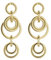 Ted Baker Huliet Multi Hoop Drop Earrings For Women (Gold)